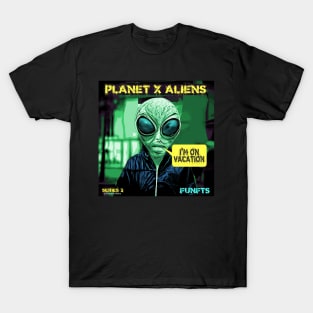 Cool 80's Retro Alien Sci Fi Vacation T-Shirt